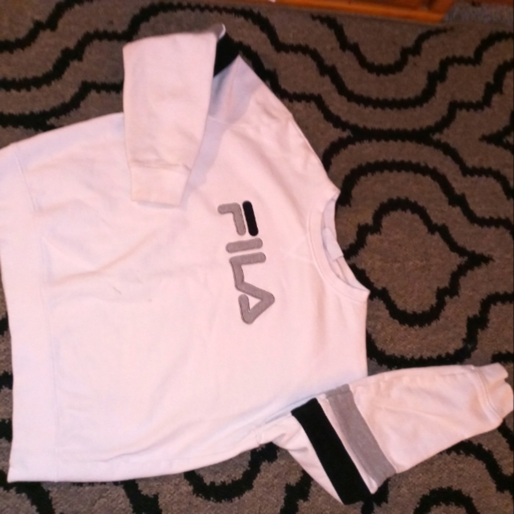 Fila's crop sweatshirt